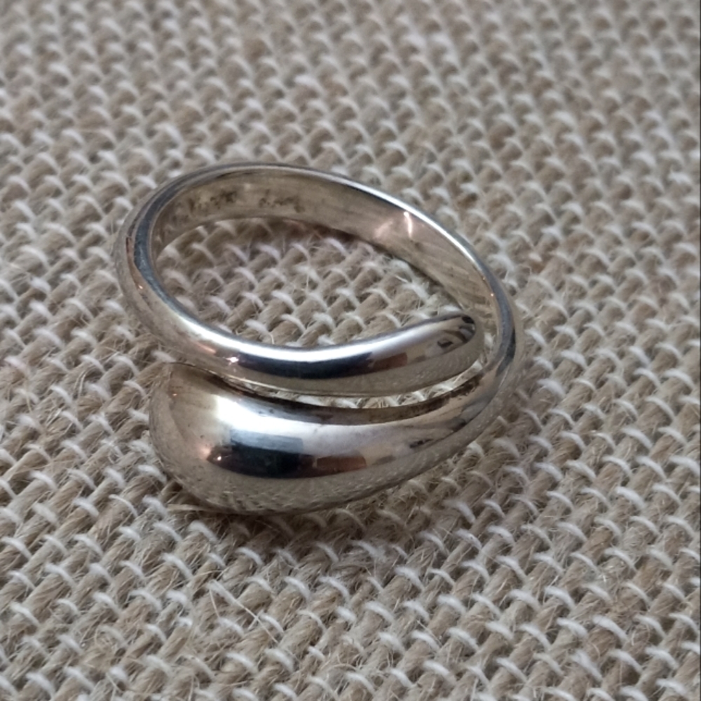 Sterling Silver Bypass Ring